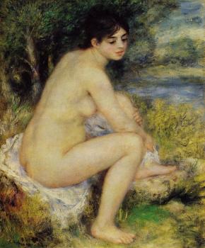 皮埃爾 奧古斯特 雷諾阿 Seated Bather